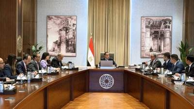 رئيس الوزراء يلتقي مسئولى شركة "صن ريف سولار" الصينية المتخصصة في إنتاج مكونات الطاقة المتجددة