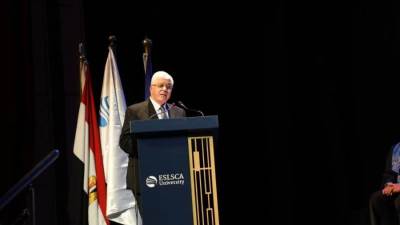 وزيرا التعليم العالي والمالية يشهدان حفل تخريج دفعة جديدة من جامعة أسلسكا