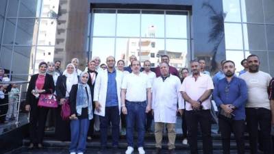 نائب وزير الصحة يجري زيارة ميدانية مفاجئة لمستشفى منفلوط المركزي بأسيوط