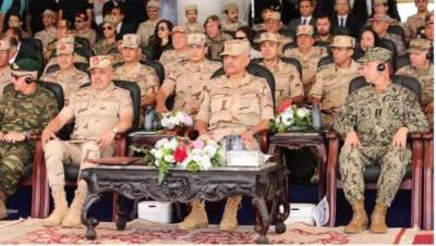 وزير الدفاع والإنتاج الحربى يشهد تنفيذ المرحلة الرئيسية للتدريب المصرى الأمريكى المشترك (النجم الساطع- 2025)