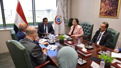 وزير الصحة يستقبل المدير التنفيذي لمصر بمجموعة البنك الدولي لبحث عدداً من الملفات المشتركة