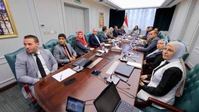 وزيرة التضامن الاجتماعي تترأس اجتماع لجنة الضبطية القضائية بالوزارة