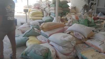 "الزراعة": ضبط 59 طن أعلاف مجهولة المصدر ومواد خام غير صالحة في 3 محافظات