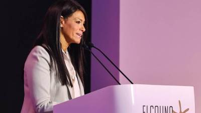  وزيرة التخطيط والتنمية الاقتصادية والتعاون الدولي تشارك في المؤتمر الصحفي لمهرجان الجونة السينمائي في دورته الثامنة