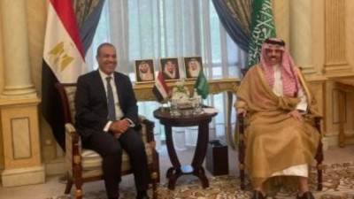 وزير الخارجية يبحث مع نظيره السعودى لبحث التطورات الإقليمية