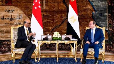 الرئيس السيسي ونظيره السنغافوري يشهدان توقيع عدد من الاتفاقيات ومذكرات التفاهم بمختلف المجالات الحيوية