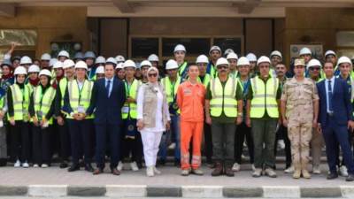 القوات المسلحة تنظم زيارتين لعدد من أعضاء هيئة التدريس وطلبة جامعتى المنصورة وبنى سويف إلى الأكاديمية العسكرية المصرية ومجمع مصانع الشركة الوطنية لأسمنت بنى سويف