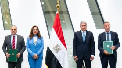 وزيرا السياحة والتنمية يشهدان توقيع بروتوكول تعاون بين جهاز شئون البيئة وهيئة المتحف المصري الكبير