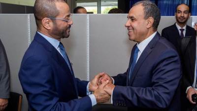  وزير الخارجية يلتقي نظيره العُماني على هامش أعمال الجمعية العامة للأمم المتحدة