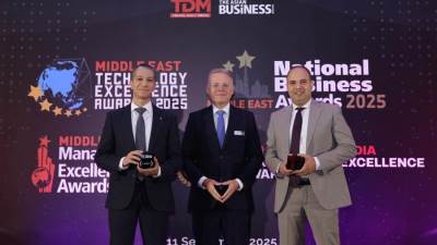 ڤودافون مصر تحصد جائزتين مرموقتين ضمن جوائز التميز التكنولوجي للشرق الأوسط 2025"