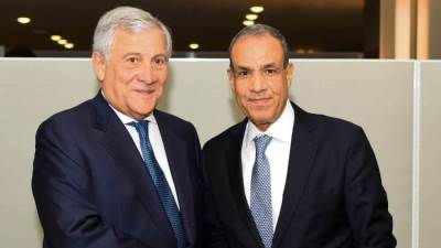 وزير الخارجية يلتقي مع نظيره الإيطالي على هامش أعمال الجمعية العامة للأمم المتحدة