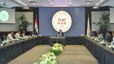 وزير الاستثمار يلتقي وفد مؤسسة شفيق جبر في إطار مبادرات التعاون الثقافي والاقتصادي التي أطلقتها المؤسسة