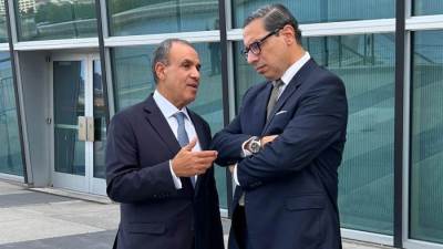 وزير الخارجية يلتقي مع نظيره القبرصي على هامش أعمال الجمعية العامة في نيويورك