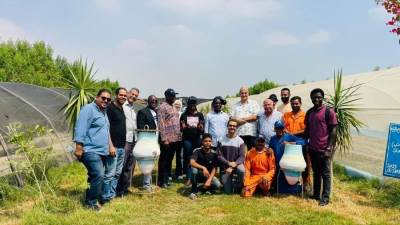 جهاز حماية وتنمية البحيرات والثروة السمكية: ختام البرنامج التدريبي لوفد غانا بمزرعة الزاوية