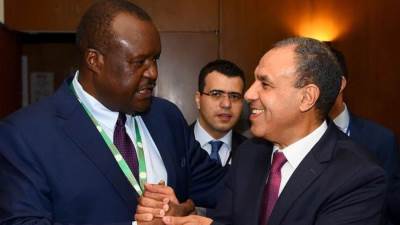 وزير الخارجية يلتقي رئيس برلمان عموم أفريقيا