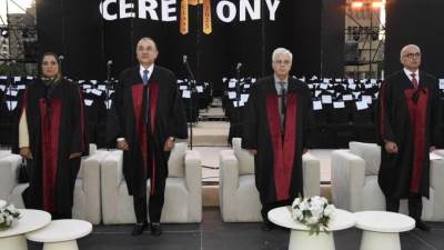 وزيرا قطاع الأعمال والتعليم العالي يشهدان حفل تخرج الدفعة (71) بكلية الهندسة جامعة عين شمس