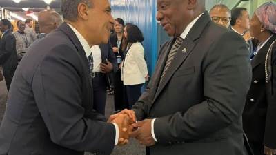 وزير الخارجية يلتقي رئيس جنوب أفريقيا على هامش اجتماعات الجمعية العامة للأمم المتحدة