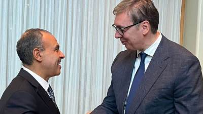 وزير الخارجية يلتقي رئيس جمهورية صربيا على هامش أعمال الجمعية العامة للأمم المتحدة