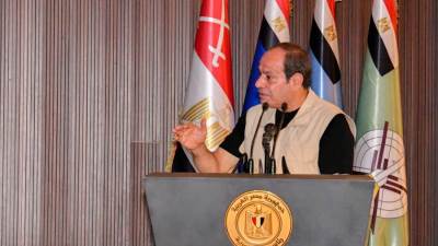 الرئيس السيسي يجري زيارة تفقدية إلى الأكاديمية العسكرية المصرية