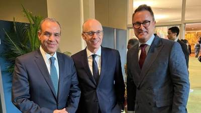 وزير الخارجية يلتقي مع رئيس وزراء ووزير خارجية لوكسمبورج