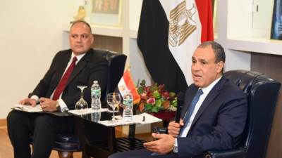 وزير الخارجية يلتقي الجالية المصرية في نيويورك على هامش أعمال الجمعية العامة للأمم المتحدة
