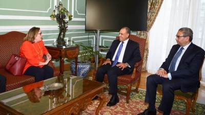 وزير الخارجية يستقبل مدير عام القوة متعددة الجنسيات بسيناء