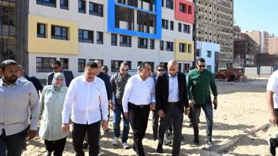 رئيس الوزراء يتفقد أعمال إنشاء المدرسة المصرية اليابانية الجديدة بشبين الكوم