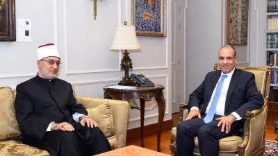وزير الخارجية يستقبل مفتي الجمهورية لبحث تعزيز التعاون المشترك
