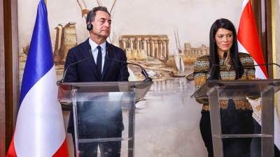 "المشاط" والسفير الفرنسي يؤكدان استمرار التنسيق لتنفيذ محاور الشراكة الاستراتيجية بين البلدين