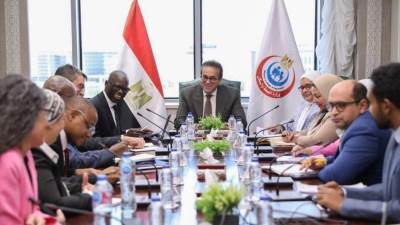 ووزير الصحة يستقبل نائب رئيس البنك الدولي لمنطقة الشرق الأوسط وشمال إفريقيا لتعزيز التعاون في مجالي الصحة والتنمية البشرية