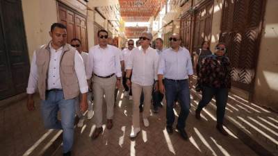 وزير السياحة يتوجه إلى مدينة إسنا لتفقد مستجدات أعمال مشروع ترميم معبد إسنا وإعادة تأهيل وكالة الجداوي