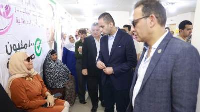 نائب وزير الصحة يتفقد عدداً من المنشآت الطبية بمحافظة الدقهلية