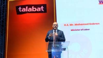 وزير العمل يشارك في الاحتفالية السنوية لشركة "طلبات مصر"