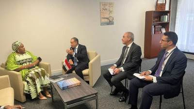 وزير الخارجية يشيد بدعم ليبيريا للمرشح الإفريقي والعربي الدكتور خالد العناني لمنصب مدير عام اليونسكو