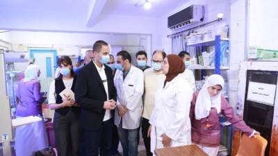 نائب وزير الصحة يجري جولة ليلية مفاجئة على مستشفيي بسيون المركزي وحميات بسيون بمحافظة الغربية 