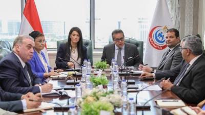 وزير الصحة يناقش مع وزيرة والتخطيط والتعاون الدولي معدلات الإنجاز بملف الاستثمارات وحجم الإنفاق على المشروعات والبرامج الصحية