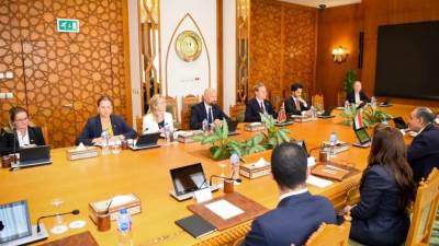 وزير الخارجية يلتقي وزير التنمية الدولية النرويجي