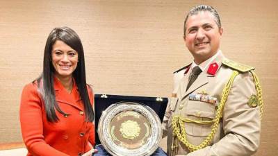 “المشاط” ضيف شرف احتفالية مكتب الدفاع بالسفارة المصرية ببروكسل بذكرى انتصارات أكتوبر المجيدة