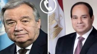 الأمم المتحدة: قيادة الرئيس السيسي الحكيمة عامل جوهرى أدت لاتفاق وقف حرب غزة