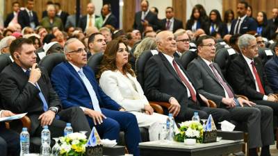 وزيرة التنمية المحلية والقائم بأعمال وزير البيئة تشارك في أسبوع القاهرة الثامن للمياه