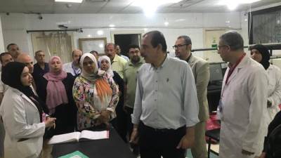 نائب وزير الصحة يتفقد مستشفى الأحرار التعليمي بالشرقية ويوجه بإجراءات عاجلة