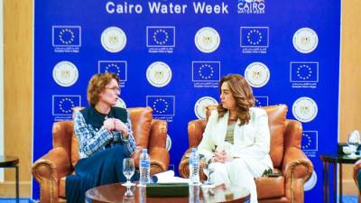 وزيرة التنمية تبحث مع مفوضة البيئة بالاتحاد الأوروبي التعاون في مجال الاقتصاد الدائري ومواجهة التلوث البلاستيكي