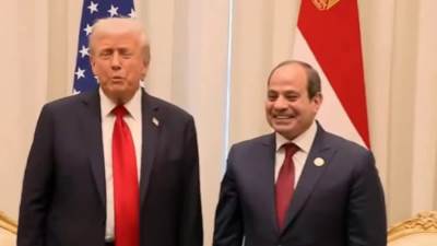 ترامب : الرئيس السيسي قام بجهد عظيم وعمل رائع لوقف حرب غزة