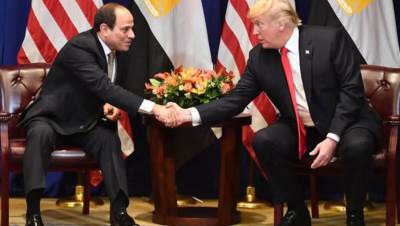 الرئيس السيسي يدعو ترامب لدعم ورعاية المؤتمر الدولي لإعادة إعمار غزة