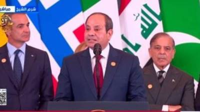 الرئيس السيسى للشعب الإسرائيلى: مدوا أيديكم بالسلام العادل فى هذه اللحظة التاريخية