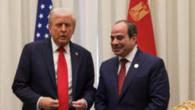 ترامب يعلق على مرافقة طائرته بمقاتلات مصرية ويشكر الرئيس: "6 جميلات"