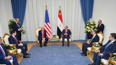 بيان صادر عن رئاسة الجمهورية فى ختام قمة شرم الشيخ: نتطلع لشرق أوسط خال من النزاعات