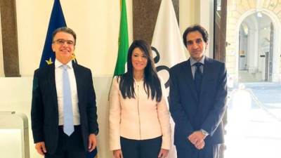 وزيرة التخطيط تبحث تعزيز العلاقات مع منظمة الأمم المتحدة للتنمية الصناعية