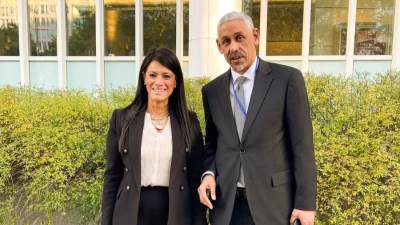 وزيرة التخطيط والتعاون الدولي تعقد لقاءات ثنائية مع مُمثلي الحكومة الأردنية واللبنانية ورئيس البنك الأفريقي للتنمية 