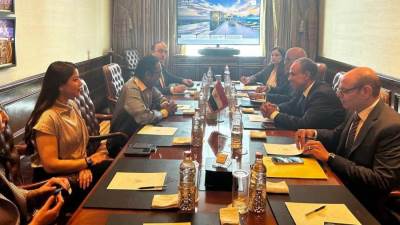 وزير الخارجية يُعرب عن تطلع مصر لجذب مزيد من الاستثمارات الهندية في مُختلف القطاعات الصناعية